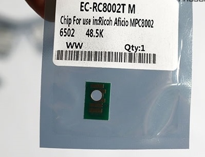 Chíp mực màu đỏ máy photocopy Ricoh MP C6502SP/C8002SP