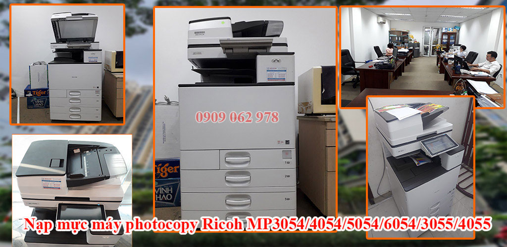 Nạp mực máy photocopy Ricoh MP3054/4054/5054/6054/3055/4055